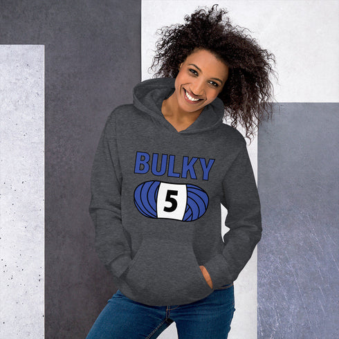 BULKY! Unisex Yarn Lover's Hoodie, Knitting Shirt, Crochet Shirt, Yarn Shirt, Knitting Sweatshirt, yarn lover gift, knit gift, knitter gift